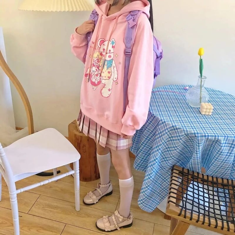 かわいいクマと女の子のパーカー | Fancy ☆World かわいいクマと女の子のパーカー | Fancy ☆World