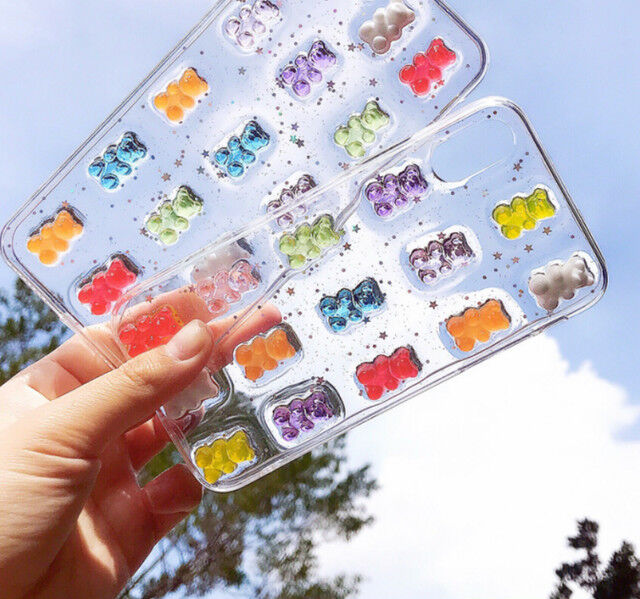 くまさんカラフルグミのスマホケース | Fancy ☆World