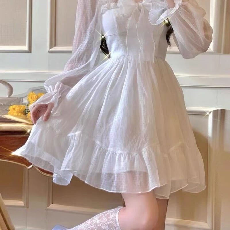ふわり、純白ワンピース | Fancy ☆World ふわり、純白ワンピース | Fancy ☆World