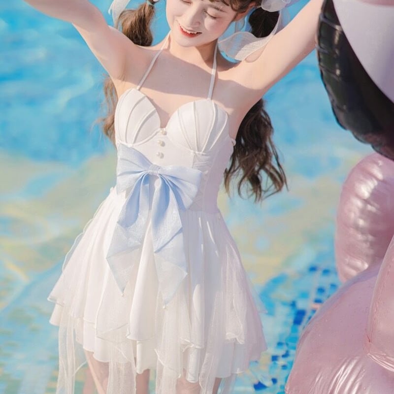 妖精みたいな透け感ワンピース水着 | Fancy ☆World