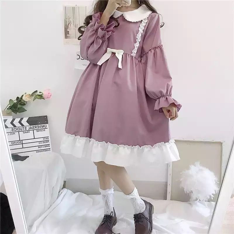 メルヘンティカ リリアナセーラーワンピース ピンクラベンダー 17c3fed374812366465188a66e6b1f