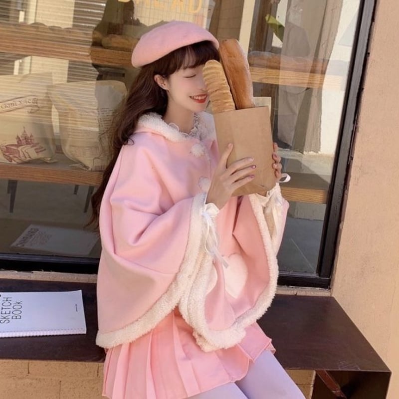 クリスマス♥️ハートの天使ポンチョ | Fancy ☆World