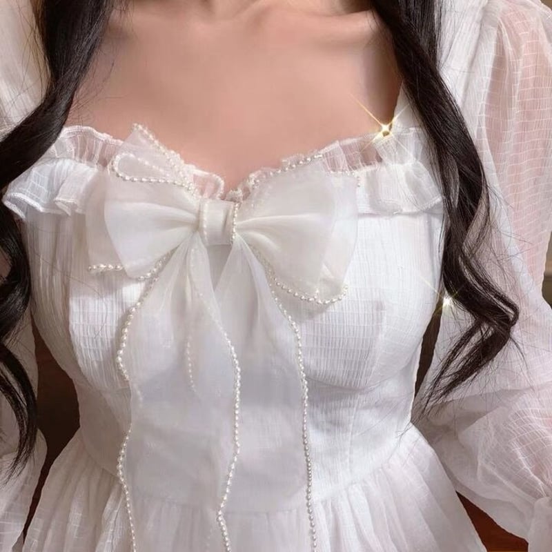 ふわり、純白ワンピース | Fancy ☆World ふわり、純白ワンピース | Fancy ☆World