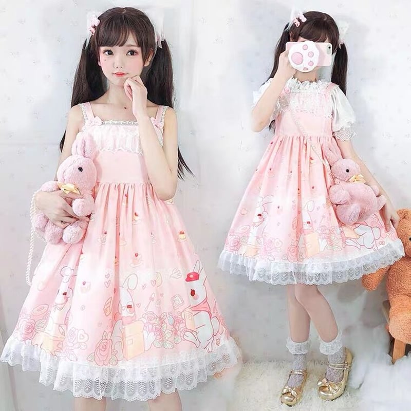 うさぎちゃんのろりっ子ワンピース | Fancy ☆World