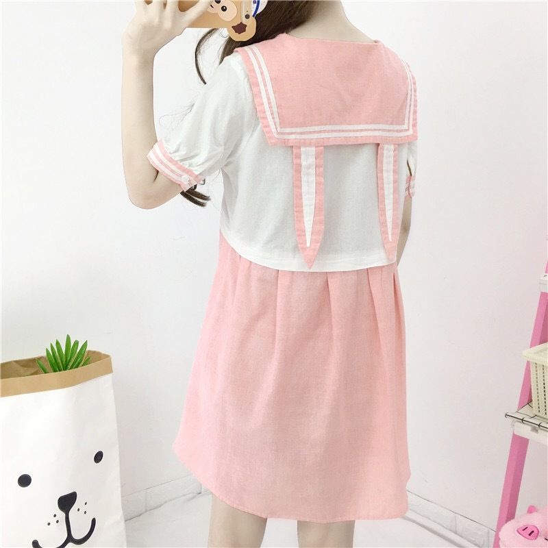 うさちゃんピンクセーラー服 | Fancy ☆World