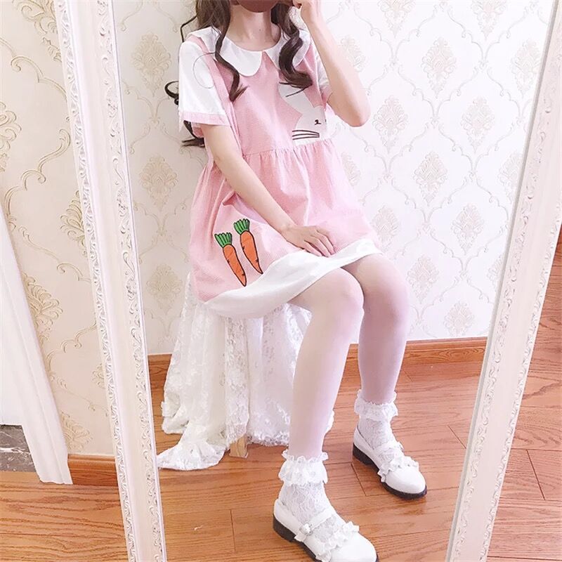 うさぎとにんじんのワンピース | Fancy ☆World