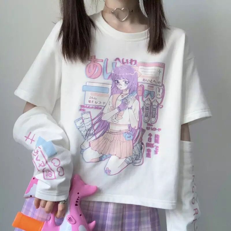 アニメ少女Tシャツ | Fancy ☆World