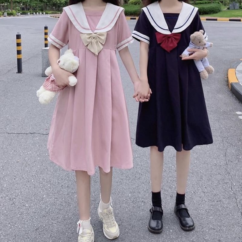 女子高生風セーラー服ワンピース | Fancy ☆World