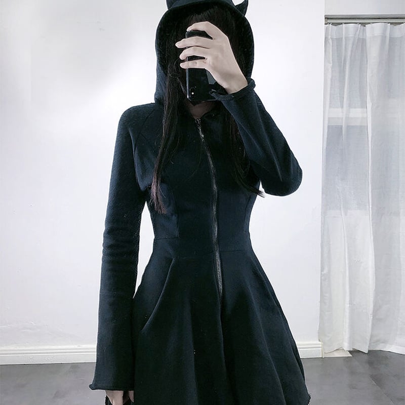 ハロウィンワンピース　フード付き　見本 NARUMIYA ONLINE｜【ハロウィン】チュールドッキングワンピース