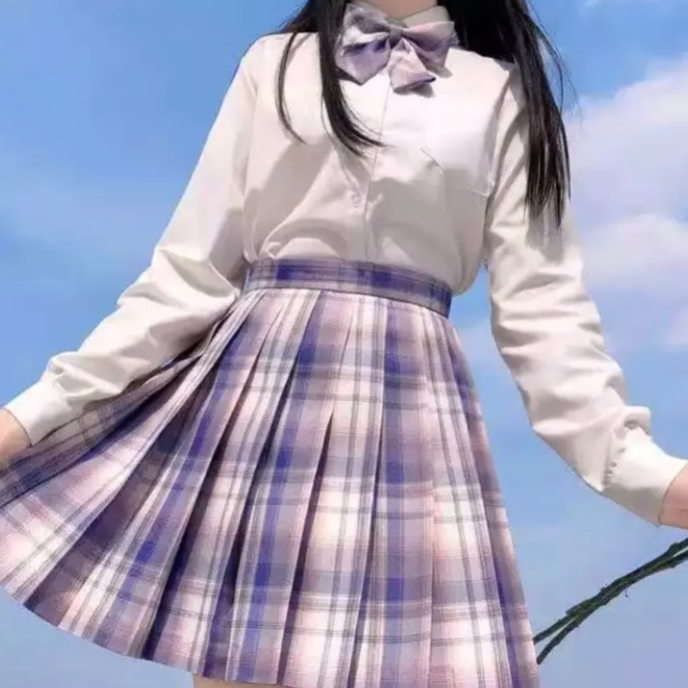 え4 プトマヨ　ミニスカート　チェック　リボン funto412545.jpg