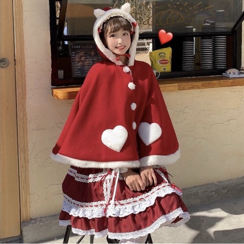 クリスマス♥️ハートの天使ポンチョ | Fancy ☆World