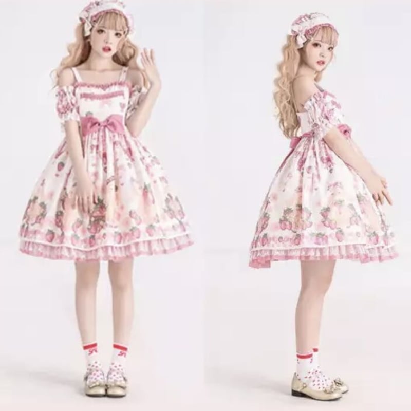 いちごうさぎのピンクロリータワンピース | Fancy ☆World いちごうさぎのピンクロリータワンピース | Fancy ☆World