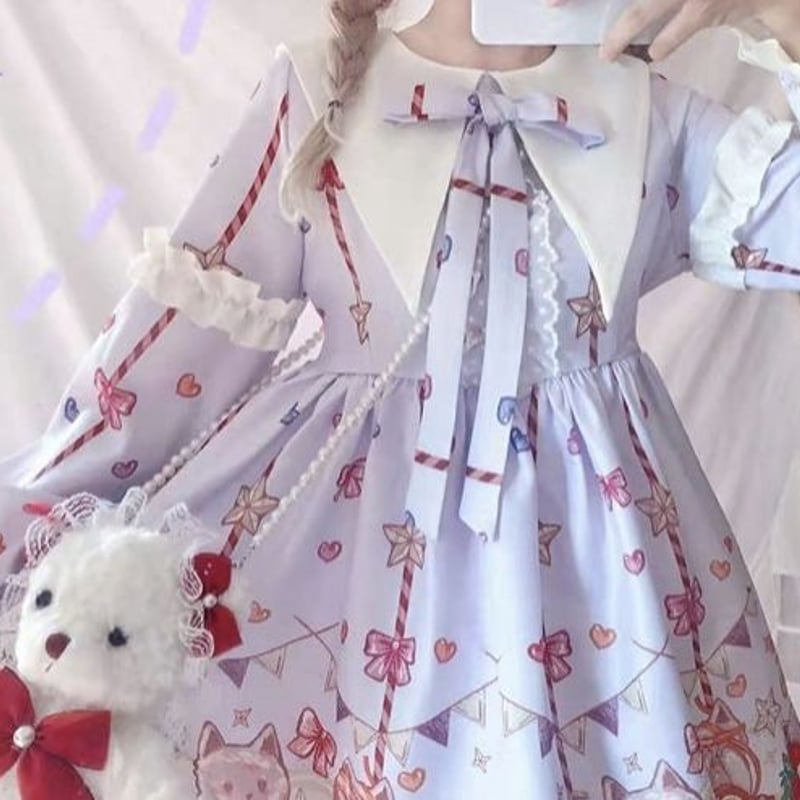 猫のパーティリボンワンピース | Fancy ☆World