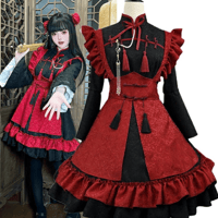 メイド風チャイナワンピース
