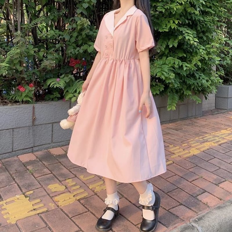 病みかわいい♡ナース風ワンピース | Fancy ☆World