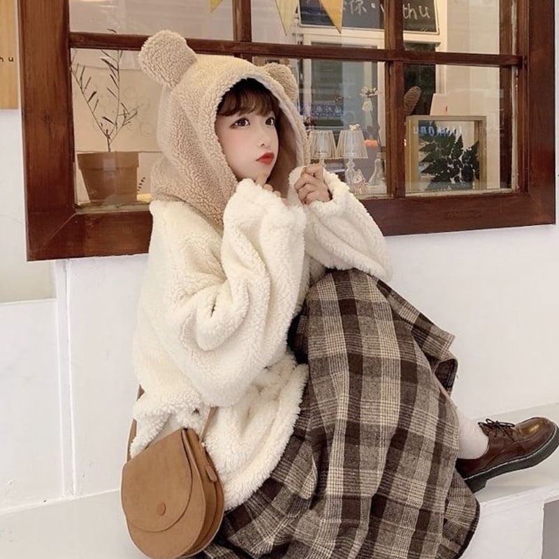 モコモコ♡くま耳ブルゾン | Fancy ☆World