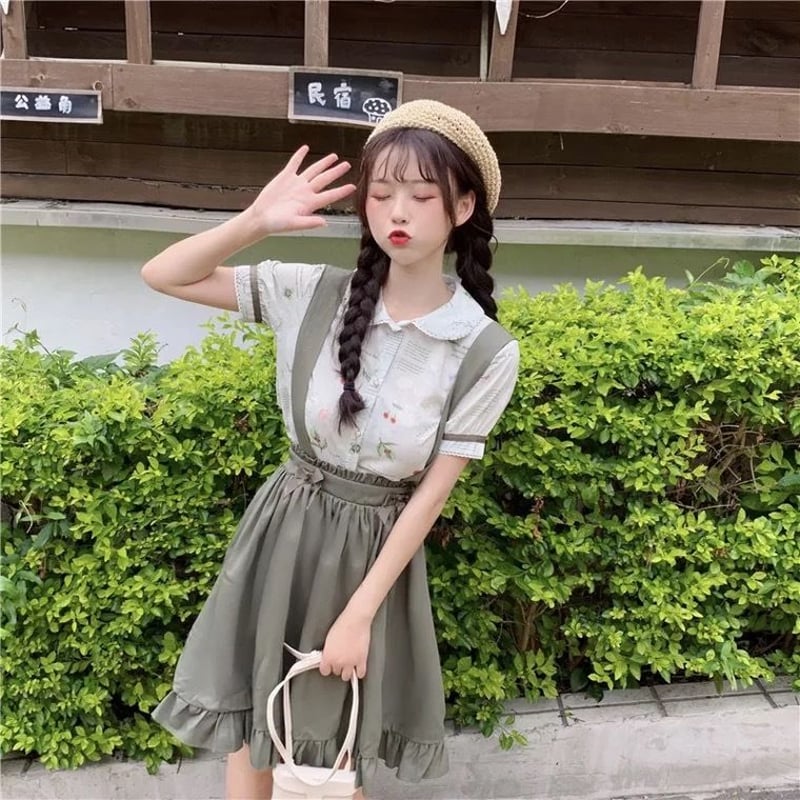 希少 gasa* ガサ サロペットスカート チチカカ ジャンパースカート ジャンスカ サロペットスカート