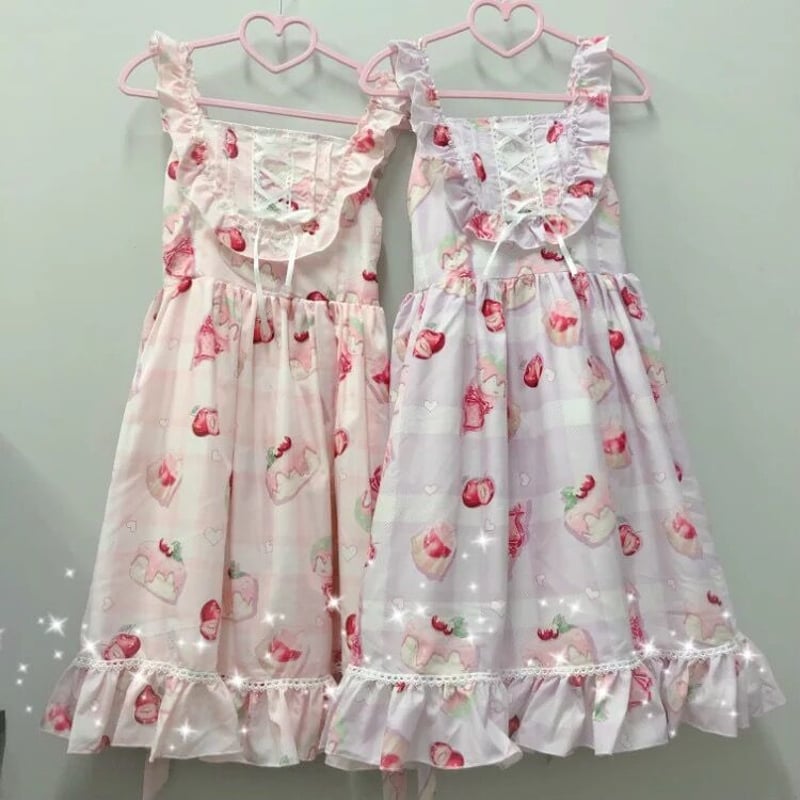 さくらんぼのスウィートロリータワンピース | Fancy ☆World