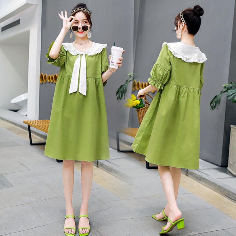 セーラー服風シンプルロリータワンピース | Fancy ☆World