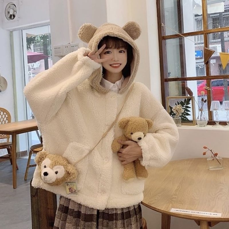 モコモコ♡くま耳ブルゾン | Fancy ☆World