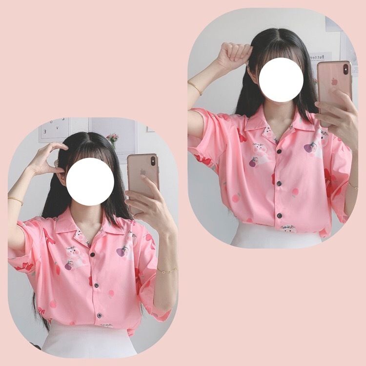 ファンシーなうさぎ柄シャツ | Fancy ☆World