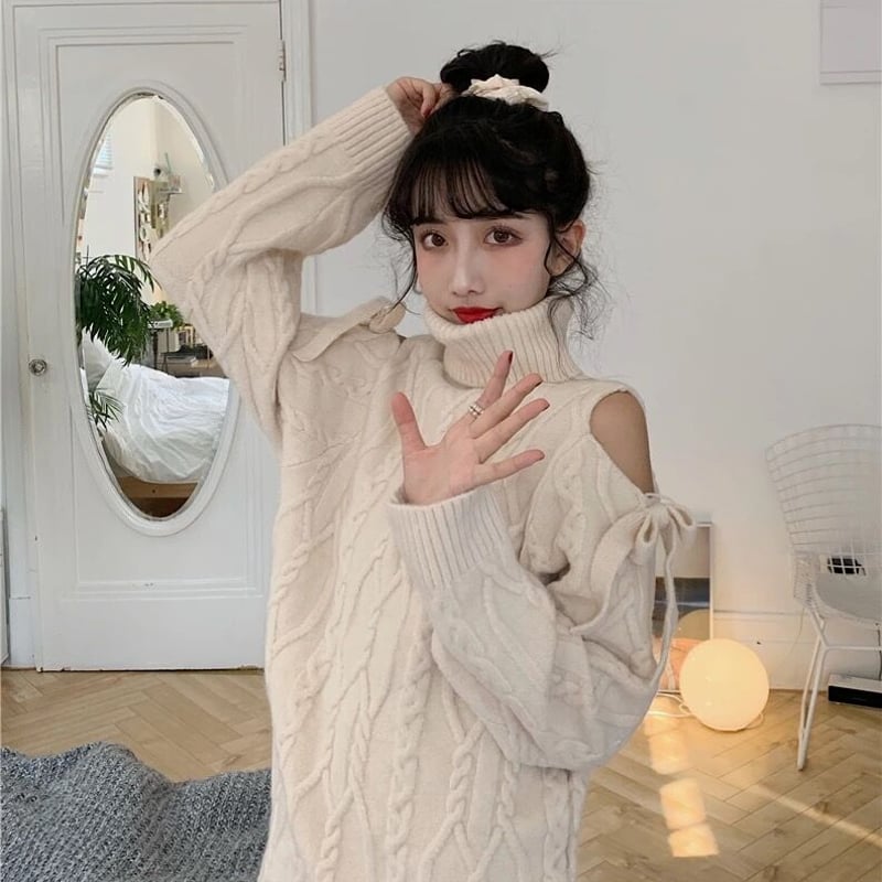 樺音様着用】小悪魔女子のセクシーリボンニット | Fancy ☆World 樺音様着用】小悪魔女子のセクシーリボンニット | Fancy ☆World