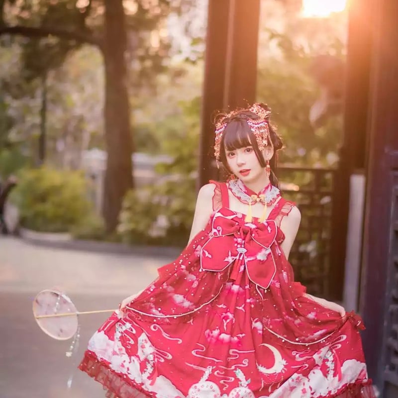 ク3 中華ロリータ Penny house5点セット　ワンピース　ガウン　ボレロ ロジータ ROJITA チョーカーリボンボレロ風ワンピース