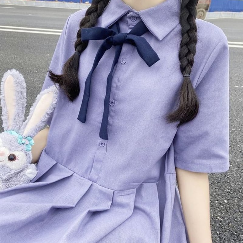 ラベンダーカラーのワンピース | Fancy ☆World ラベンダーカラーのワンピース | Fancy ☆World