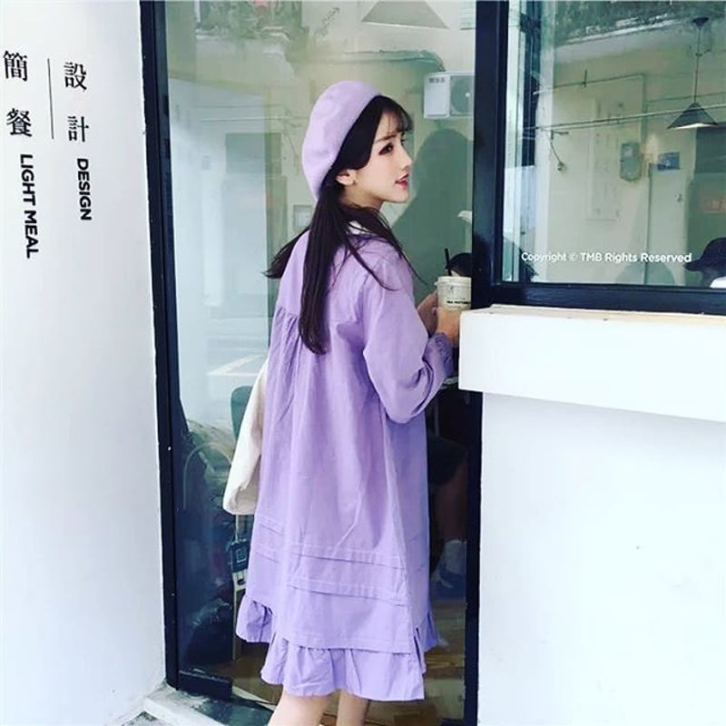 はざま。　ワンピース　XSパープル パステルパープルのワンピース | Fancy ☆World