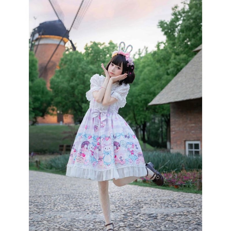 お菓子の国うさぎ姫ロリータセット | Fancy ☆World