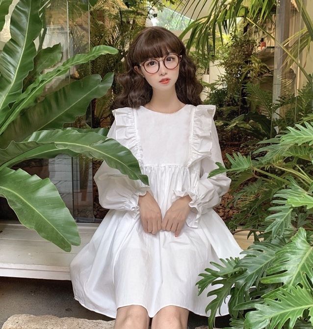 森ガール風フリルワンピース | Fancy ☆World