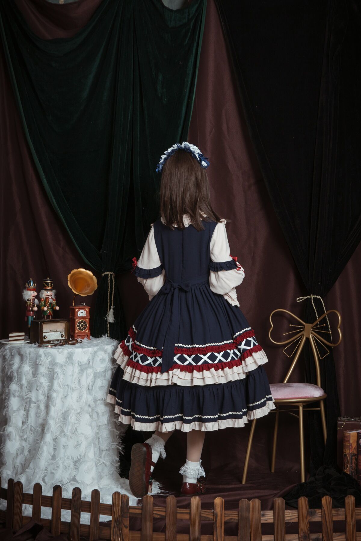 フロントリボンのドールロリータワンピース | Fancy ☆World