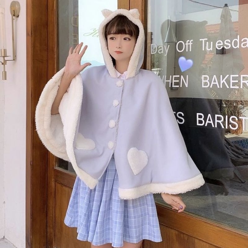 珍品 ベスト ワッペン 3点セット ポンチョ クリスマス♥️ハートの天使ポンチョ | Fancy ☆World