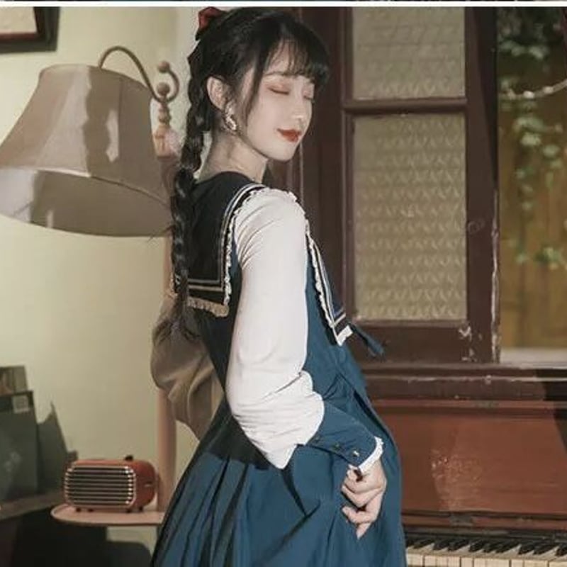 清楚系女子学生の文学ワンピース | Fancy ☆World 