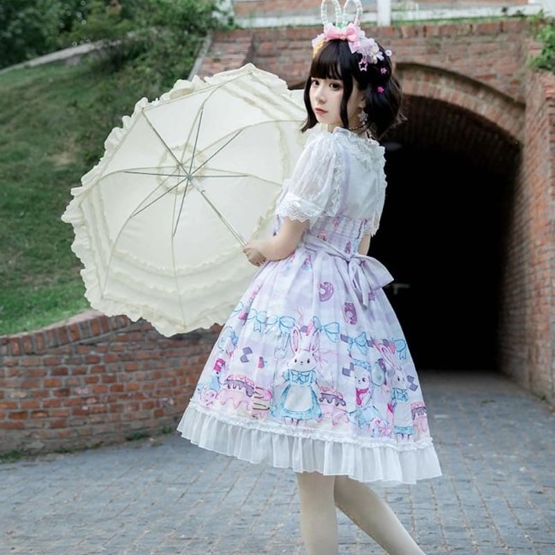 お菓子の国うさぎ姫ロリータセット | Fancy ☆World