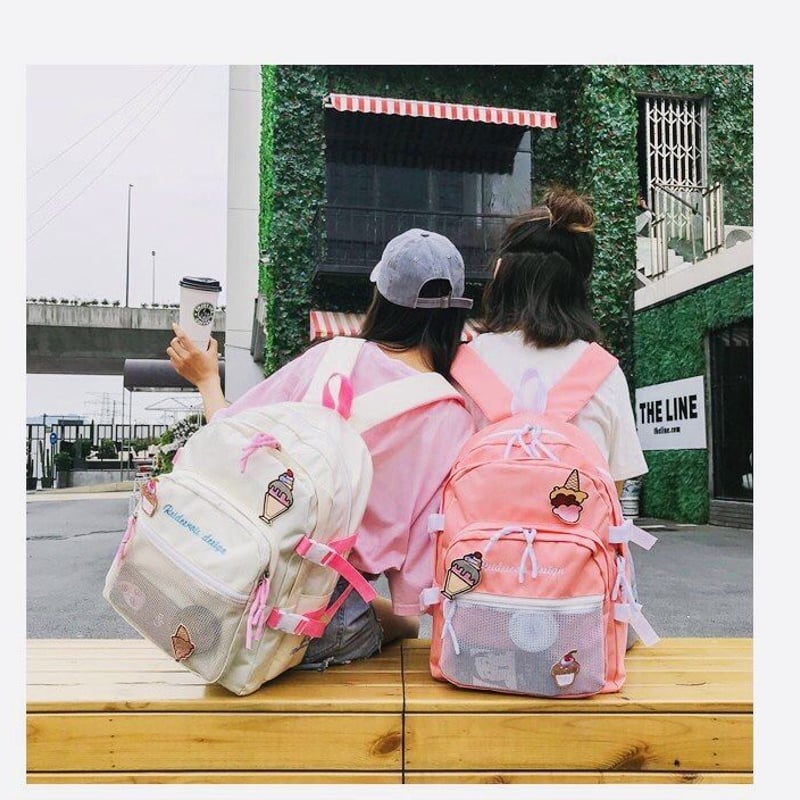( ¨̮ )箱あり❥❥ピンク　可愛　リュックサック ふわふわ スイーツモチーフ🍭バックパック | Fancy ☆World