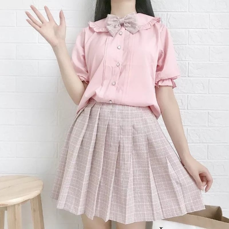 ワンダフルワールド フリルリボンブラウス#ピンクハウス#ロリータ