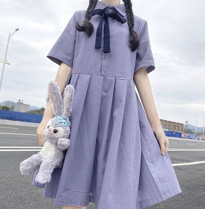 ラベンダーカラーのワンピース | Fancy ☆World