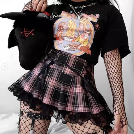 セクシー♡パンクロックミニ丈スカート