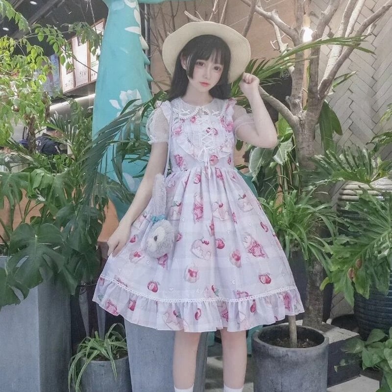 さくらんぼのスウィートロリータワンピース | Fancy ☆World
