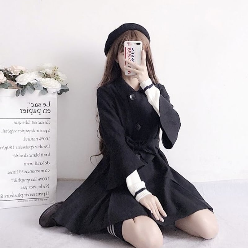 ワンピース風♡ミニ丈トレンチコート | Fancy ☆World