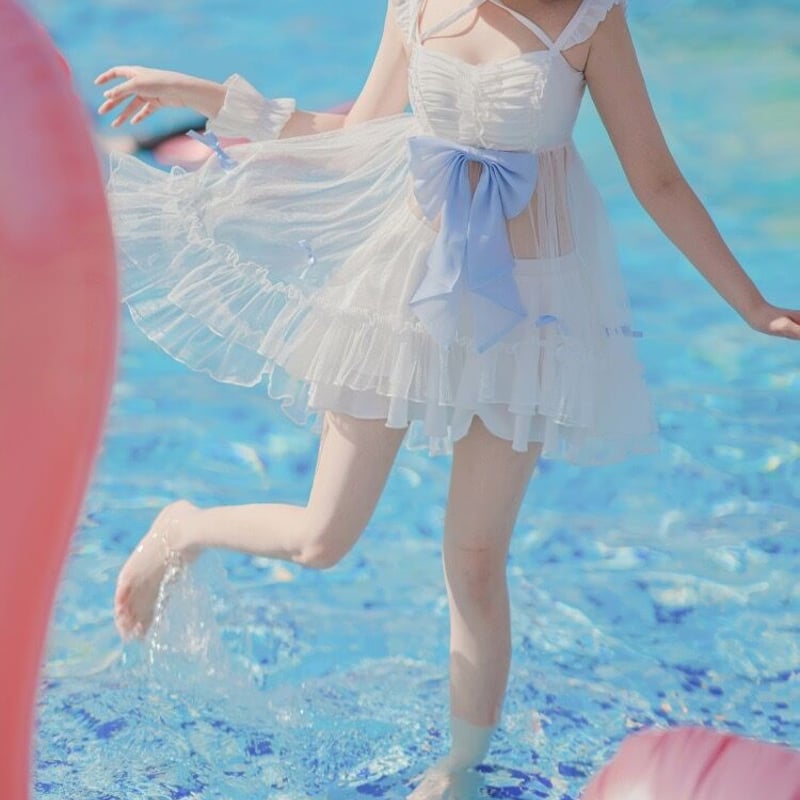 妖精みたいな透け感ワンピース水着 | Fancy ☆World