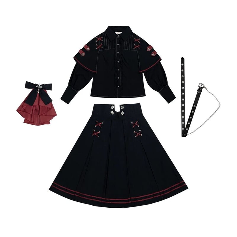 ヴィクトリア王妃のゴシックロリータワンピースセット | Fancy
