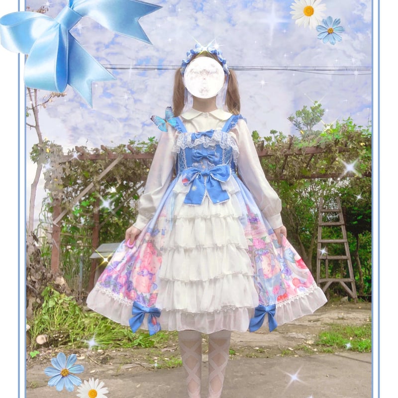 パステル猫姫のフリルロリータワンピース | Fancy ☆World