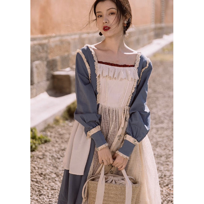 カントリー風パッチワークのワンピース | Fancy ☆World 