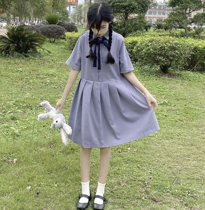 ラベンダーカラーのワンピース | Fancy ☆World