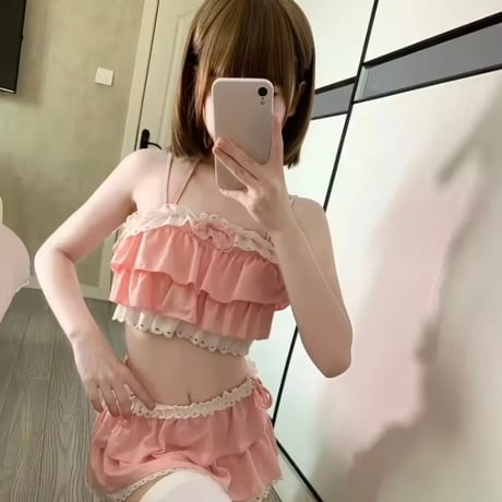 ゆめかわフリルの甘い水着