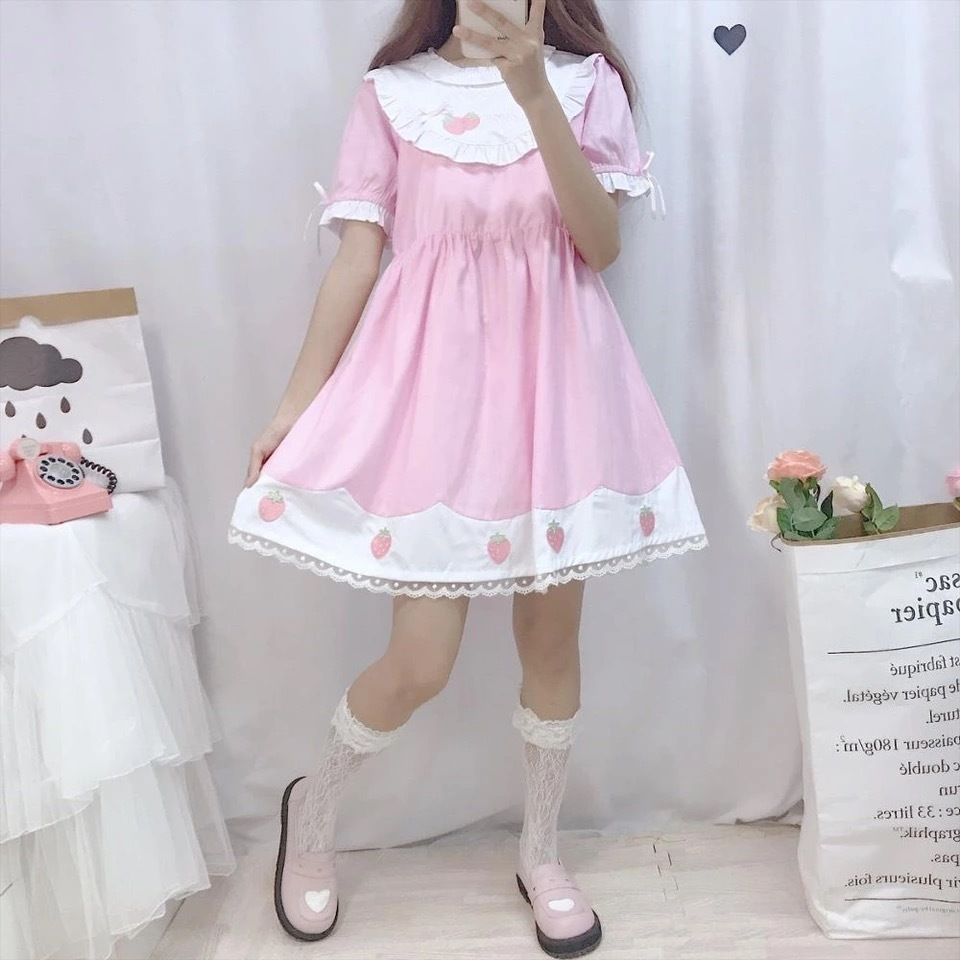 苺のメルヘン甘ロリワンピース | Fancy ☆World