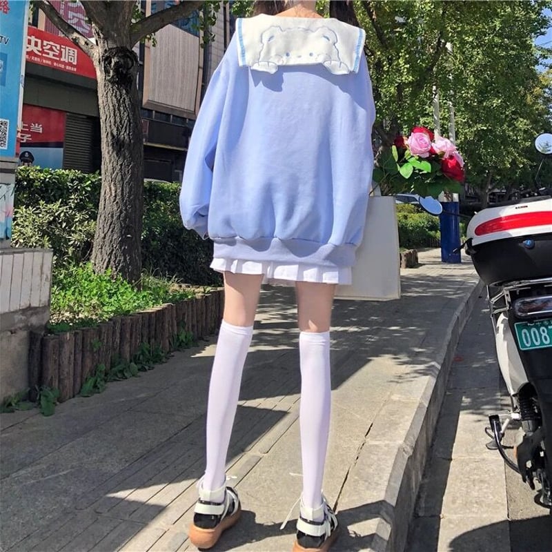 セーラー服風ビッグくまさんトレーナー | Fancy ☆World