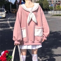 セーラー服風ビッグくまさんトレーナー